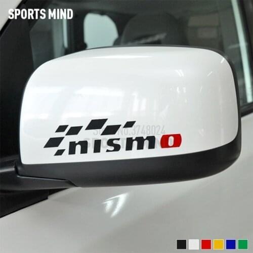 5 Pairs Rearview Mirror Car Sticker Decal For Nissan Tiida Teana Juke X Trail Almera Qashqai Note Nismo Car Styling Accessories