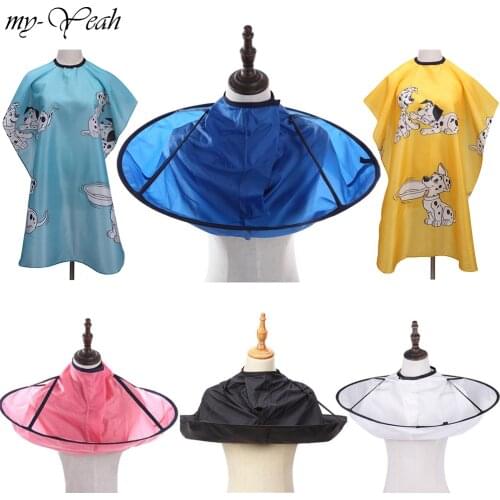 Antistatic Hairdresser Apron Hair Cut Cape Hairdress Gown Cape Child use Hair Cutting Dye Hair Apron Salon Cloth