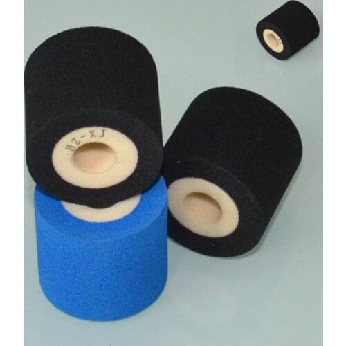 Black Diameter 36mm Height 32mm printing ink rollers for ink roller coding machine