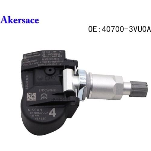 40700-3VU0A Tire Pressure Sensor for Nissan NOTE QASHQAI TIIDA Hatchback X-T Renault Tyre Pressure Monitor Sensor 407003VU0A
