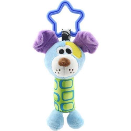 Baby Kids Rattle Toys Tinkle Hand Bell Multifunctional Plush Stroller Hanging Animal Rattles Kawaii Baby Infant Toy Gifts