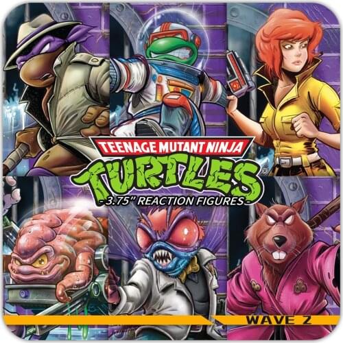 Teenage Mutant Ninja Turtles Super 7 TMNT Wave 2 Splinter April O'Neil Krang Model Figure Toys Gift