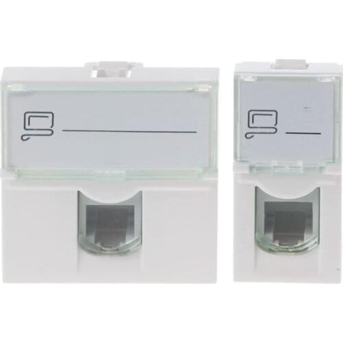 CAT6 Network Module Information Socket RJ45 8P8C Connector Adapter Keystone Jack Standard Wall Plate