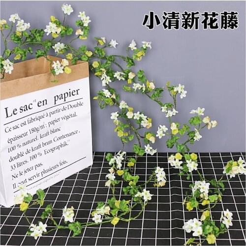 Artificial green vine decorative flower vine vine heating and air conditioning line pipe and pipe decoration to block artificial