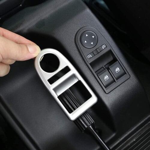 ABS Chrome Window Lift Switch Button Frame Trim 1pc For LADA NIVA Car Accessories