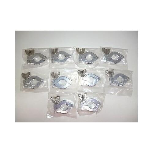 Lot of 10 Clamp KF16 AluminumNew Vacuum Pump Flange Fitting Parts XWJ