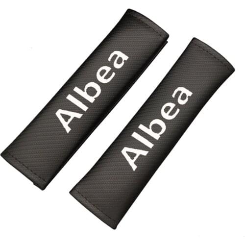PU Fashion Car Seat Belt Cover Car Seat belt shoulder Pads for Fiat Albea