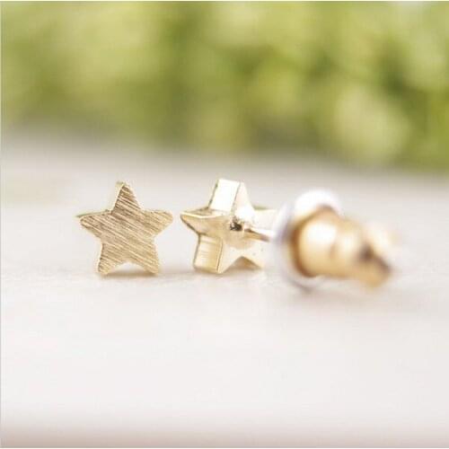 Fashion Pink Little Star stud Earrings