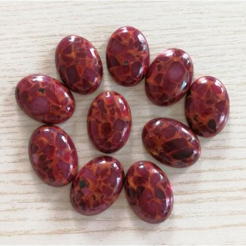 New Fashion natural onyx Oval CAB CABOCHON 18x25mm red stone beads for jewelry making wholesale 20pcs/lot free shipping