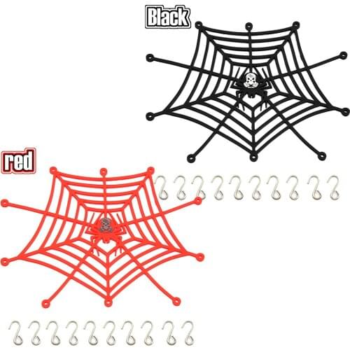 New 1PCS Elastic Luggage Net Spider Web Shape for 1/10 RC Crawler Car Traxxas TRX4 Axial SCX10 90046 Accessories Parts