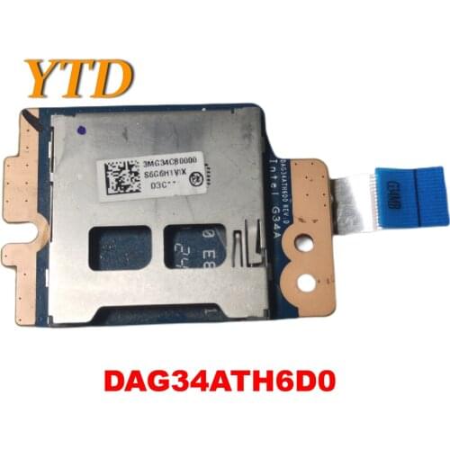 Original for HP Pavilion 15-au SD Card Reader Board W Cable Pn DAG34ATH6D0 tested good free shipping