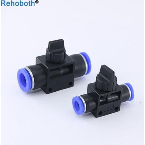 Air Pneumatic quick connector Hand valve HVFF 10mm 8mm 6mm 12mm 4mm fitting Air/Water Hose tupe connector