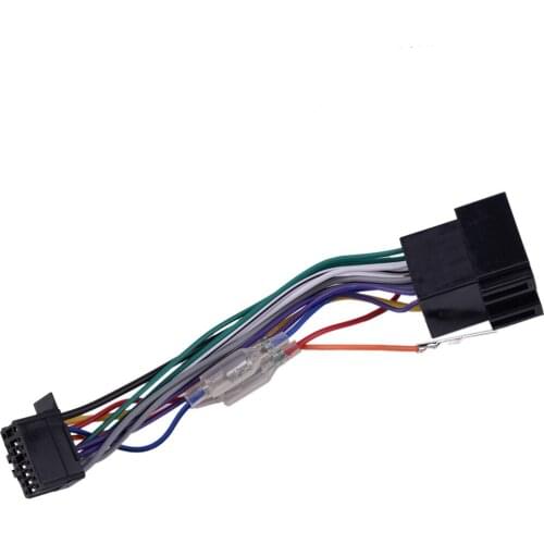 16 Pin Stereo Radio ISO Harness Connector 16 Pin Plug fit for Pioneer 2003-on