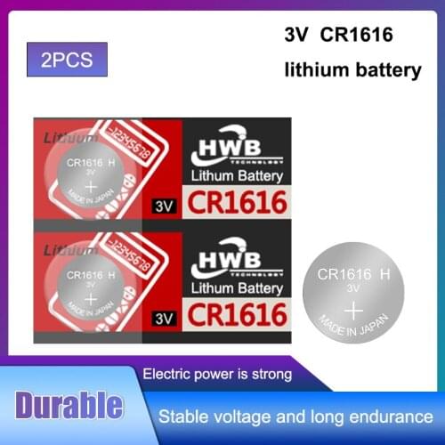 2pc cr1616 3v For maxell button cell coin batteries for watch DL1616 BR1616 ECR1616 5021LC L11 L28 KCR1616