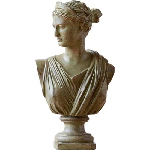 AMERICAN HEAD PORTRAITS BUST MINI GYPSUM STATUE MICHELANGELO BUONARROTI HOME DECORATION RESIN ART&CRAFT SKETCH PRACTICE