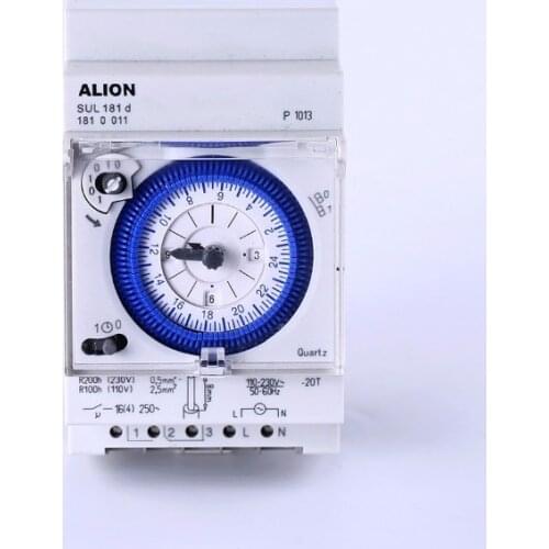 Analog Mechanical Timer Switch 110V-220V 24 hours Daily Programmable 15min Setting Time Switch Relay SUL181D