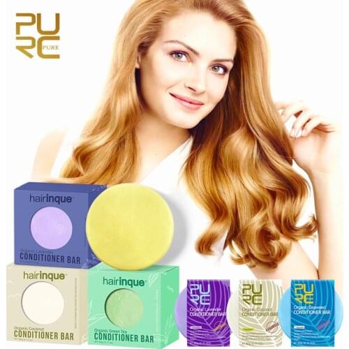 Scented Hair Conditioner Soothe Itchy Scalp Hydration Solid Bar Sulfate Free Conditioner Falling Hair Oil Soap Bath Gift Set