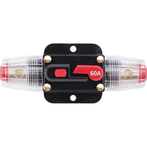 Circuit Breaker Fuses 12-24Vfor System Protection Car Marine Boat Stereo Switch Audio Inverter System Protection