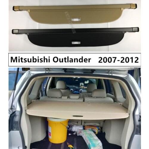 Car Rear Trunk Security Shield Cargo Cover For Mitsubishi Outlander 2007 2008 2009 2010 2011 2012 High Qualit Auto Accessories