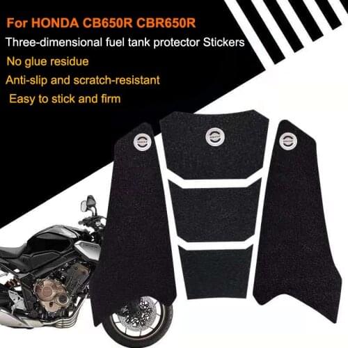 CB CBR 650R Motorcycle Tank Pad Sticker Oil tank Protector Anti slip tank grip Decals For Honda CBR650R CB650R 2019 2020 2021