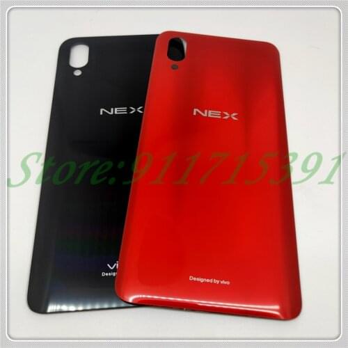 For Vivo NEX S / A / NEX Ultimate Back Battery Cover Door Housing case Rear Glass parts + Adhesive Sticker