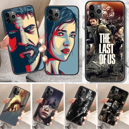 The Last of Us Part Game Phone Case For iphone 5 5S SE 2 6 6S 7 8 11 12 Mini Plus X XS XR Pro Max black silicone coque art funda