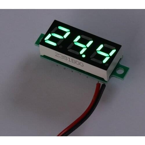 DC 2.5-30V Digital Voltmeter Voltimetro Blue Red LED Volt Meter Gauge Voltage Meter