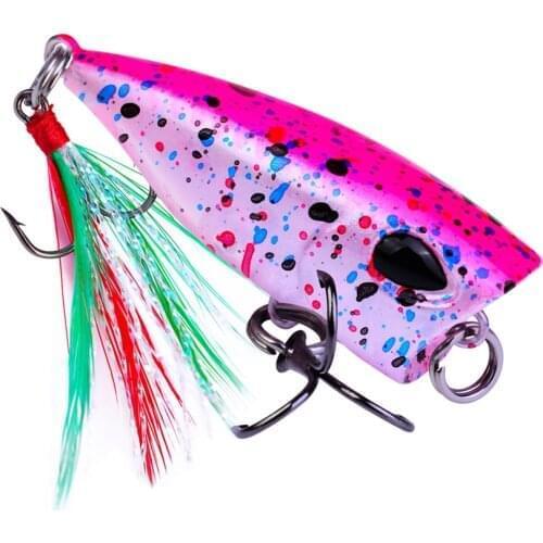 Dayselect 43MM 4G Popper Fishing Lure Baits Wobblers Artificial Bait Saltwater Hard Bait Crankbait Minnow Pesca Isca Fishing