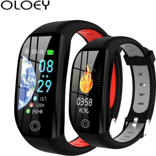 Hot New GPS F21 1.14 Inch HD Sports Fitness Waterproof Blood Pressure Smart Bracelet Tracker Heart Rate Pedometer Sleep Monitori