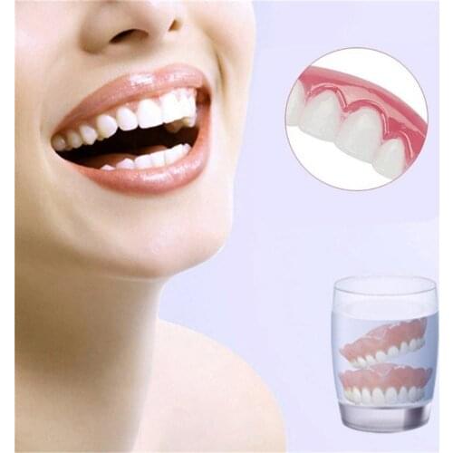 Simulation False Upper Tooth Teeth Whitening Strip Denture Brace Oral Care Toy You can wear the brace for dating job interviews