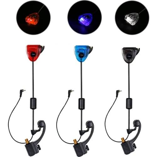 Fishing Wobbler Hard Rod Bite Alarm Indicators LED Illuminated Carp Fishing Accessories For Outdoor Night Fishing