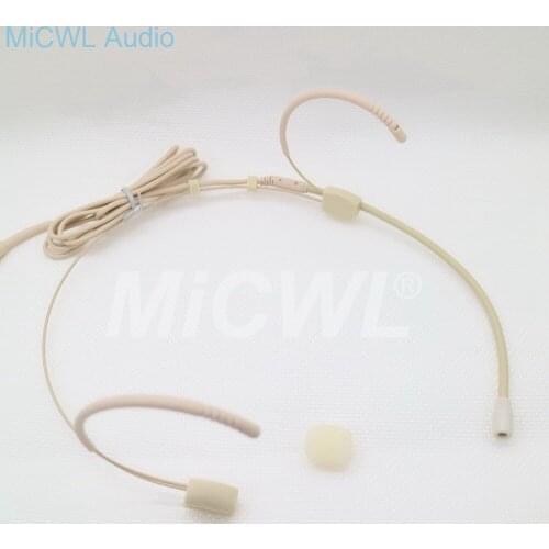 High-Quality Condenser Dual Hook Headset Microphone Omni-directional Headset Microphone For Sennheiser Shure AKG Audio Technica