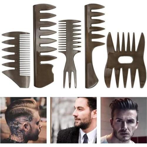 Multifunctional Hair Design Hair Detangler Comb Stylist Anti-static Hairdressing CombsMakeup Barber Haircare Styling Tool Set