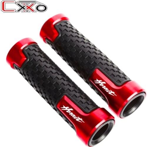 With logo hornet Motorcycle handlebar grips For HONDA hornet 250 600 900 CB400 CB599/CB600 Hornet CB600F 2007-2012