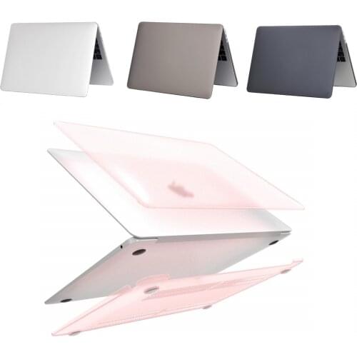 New Matte Laptop Case Cover For 11 12 13 15 inchs Apple Macbook Pro Retina Air Touch Bar A1932/1989/1990/A1707/A1706 Laptop Case