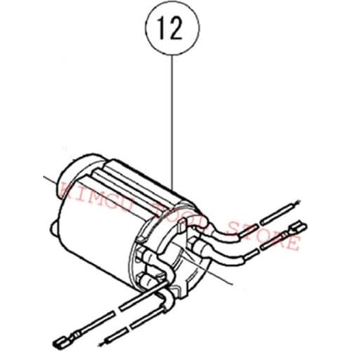 Genuine STATOR (A) 220V-230V for Hitachi 340441E 340441F G12S2 G13SD G10SD2 Disc Grinder