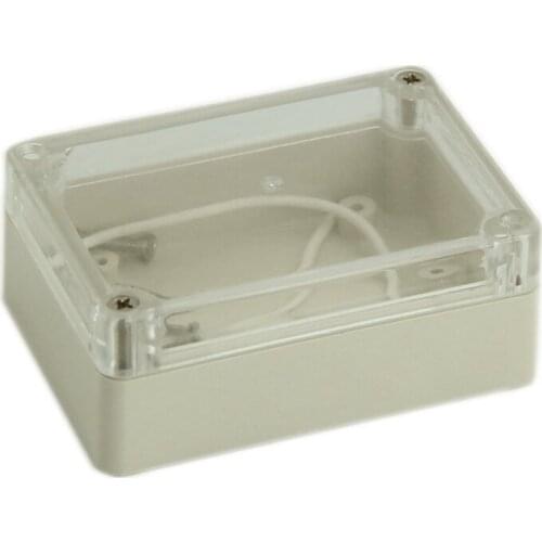 85x58x33mm Waterproof Clear Cover Plastic Electronic Cable Project Box Enclosure Case