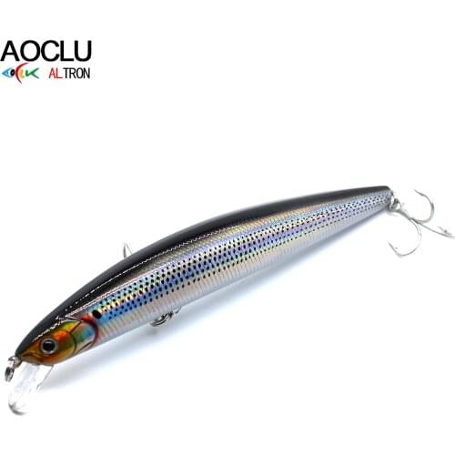 AOCLU Seabass Tackle wobblers 16cm 30g Depth 0.5-1.5m Floating Hard Bait Minnow Fishing lures weight transfer for long casting