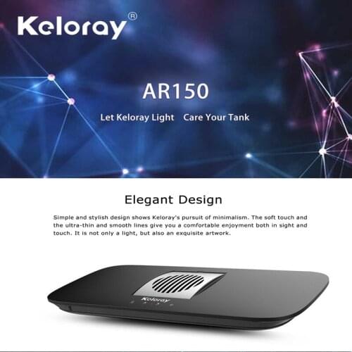 Keloray KELO AR150 150W WIFI Programmable Led Lighting Timer Full Spectrum Led Aquarium Light Dimmable Coral Reef Marine Light