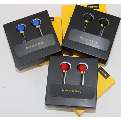 Realme Wired Magnetic Earphone 3.5mm Jack Earbuds Headphone Music Headset With Mic For Realme 3 6 Pro 6i 7i 6S Q Q2 Q2i V3 V5 X2