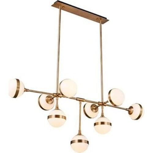 Postmodern Luminaire Led Chandelier Luxury Glass Ball Hanging Lamp Pendant Lamp Vallkin Room Bedroom Lustre Suspension Lampadari