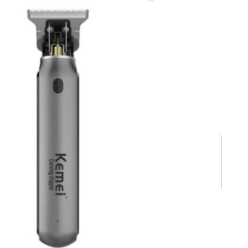 Kemei hair trimmer KM-1757 cordless rechargeable hair clipper oil head clipper 0mm haircut machine beard trimmer carving hair