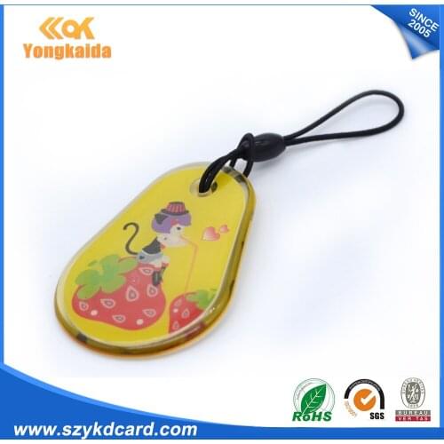 1000pcs/lot 125Khz TK4100 Rfid Crystal Epoxy Customized design Smart Card Label EM4100 rfid Tags for the Access Control