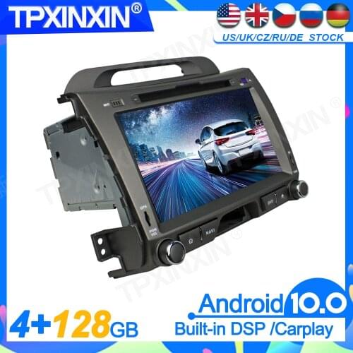 128GB For Kia SPORTAGE 2010-2012 Head Unit Car Multimedia Player Auto Radio Tape Recorder GPS Navigation DSP IPS Radio Stereo