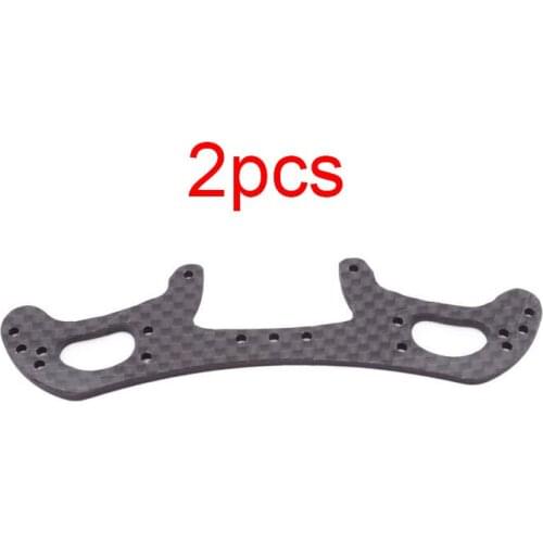 2Pcs AR Chassis Rear Roller Stay 2mm Carbon Fiber Spare Parts For Tamiya Mini 4WD Racing Car Model
