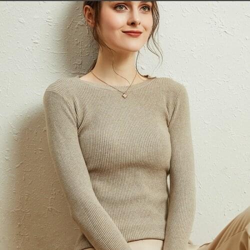 2021 New Woman Sweater Autumn Wool Knitted Long Sleeve Pullover Womens Sweaters Round Neck Jumper Winter Clothes Knit Top