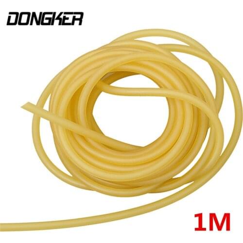 4mm x 6mm Slingshot Natural Latex 1m Rubber Tube Outdoor Hunting Shooting High Elastic Tubing Band Tactical Catapult Sling Part