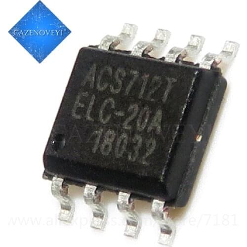 5pcs/lot ACS712ELCTR-20A-T ACS712-20 ACS712 SOP-8 In Stock