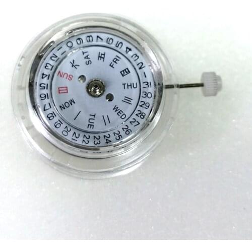 White Mechanical Automatic Watch Replacement Movement Calendar Display Watch Repair Parts For 2813 8205 8200 Watches Movement