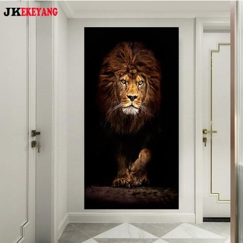 Large 5D Diy diamond painting lion Diamond Mosaic Rhinestone Embroidery cross stitch Y4396